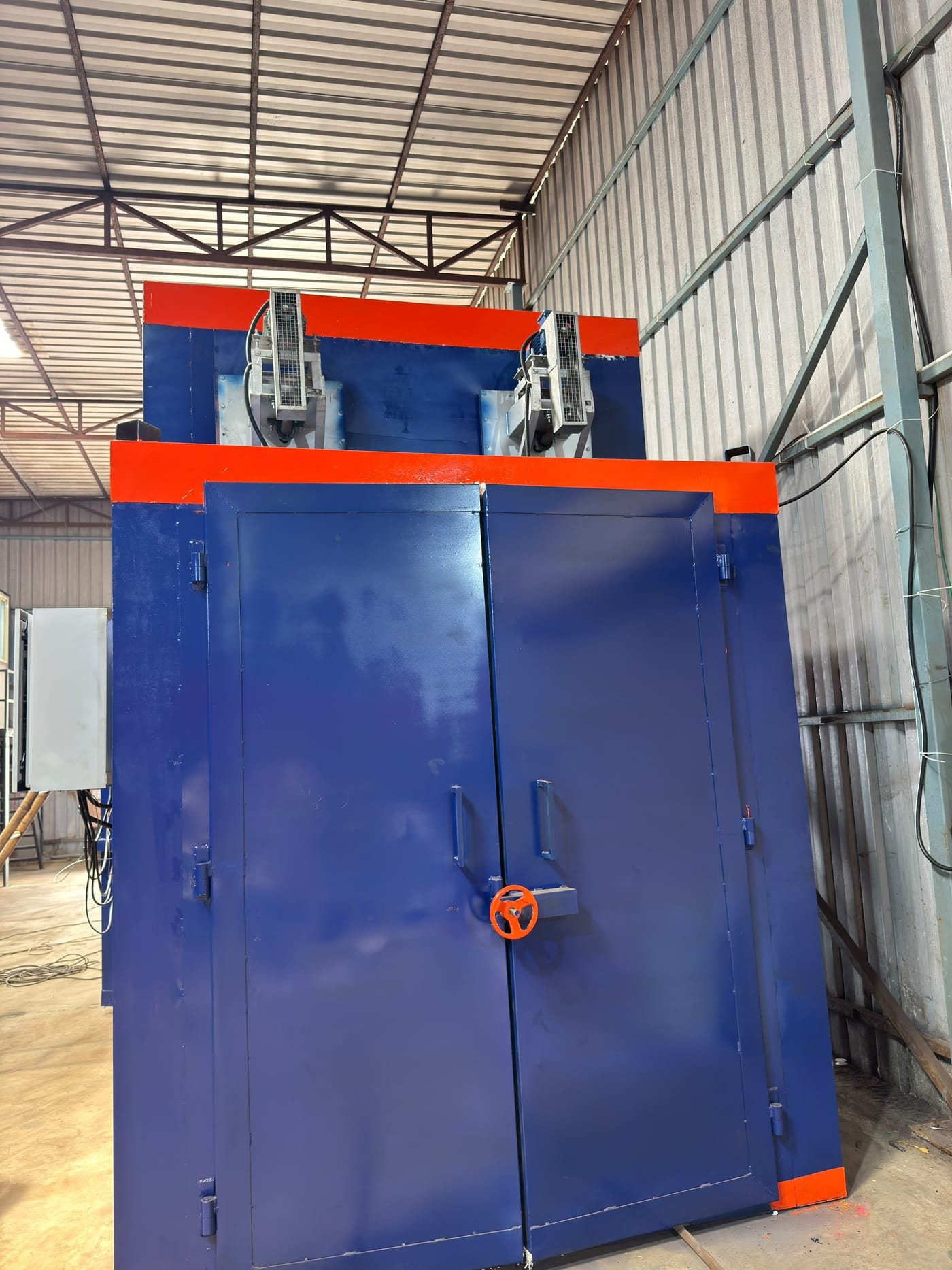 A curing oven at Shrinath Coatings' facility in Kharabwadi, Chakan